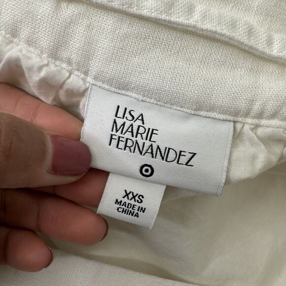 Lisa Marie Fernandez x Target Dress XXS Boho Ric Rac Flare Oversized Coquette - Picture 6 of 11